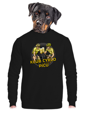 unisex mikina bez kapuce