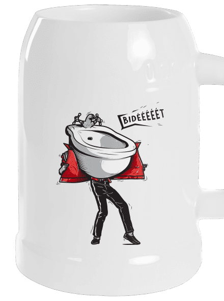 Bidet půllitr White