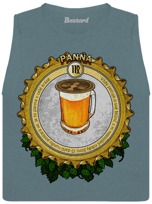 Pivní horoskop: Panna dámské tílko volné Heather Deep Teal