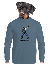 unisex mikina bez kapuce