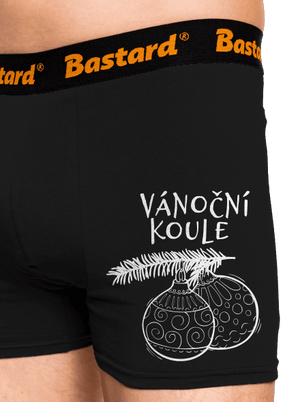 Vánoční koule boxerky Black