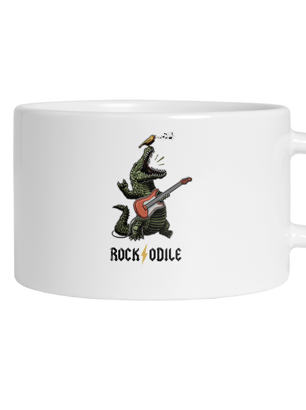 Rockodile hrnek makronka White