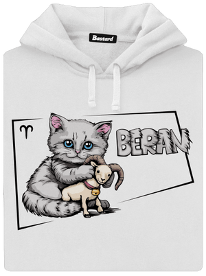 Kočičí horoskop: Beran dámská mikina klokanka White