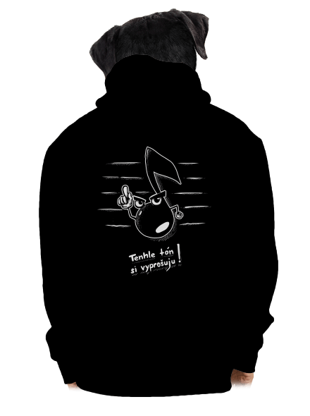 Tón pánská mikina na zip Black