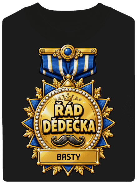 Řád dědečka unisex mikina bez kapuce Black