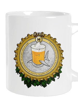 Pivní horoskop: Ryba velký hrnek White