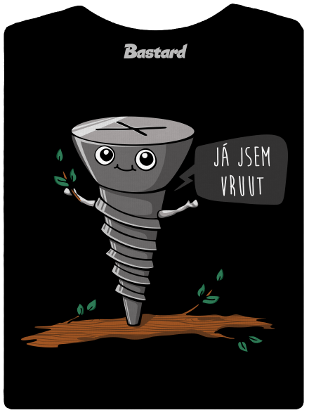 Já jsem Vruut dámské tričko s lemem Black