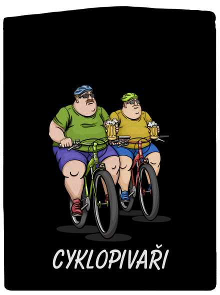 Cyklopivaři dámská mikina na zip Black