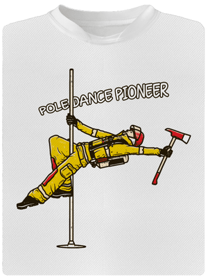 Pole Dance Pioneer dětské sportovní tričko White