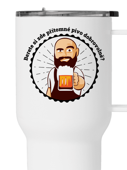 Pivo dobrovolně termohrnek White
