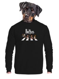 unisex mikina bez kapuce