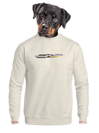 unisex mikina bez kapuce