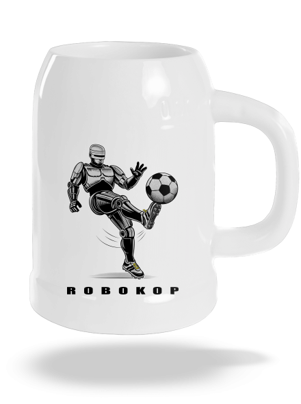 Robokop půllitr White