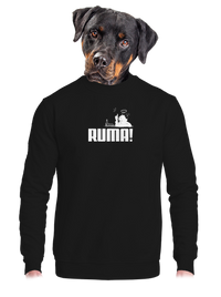 unisex mikina bez kapuce