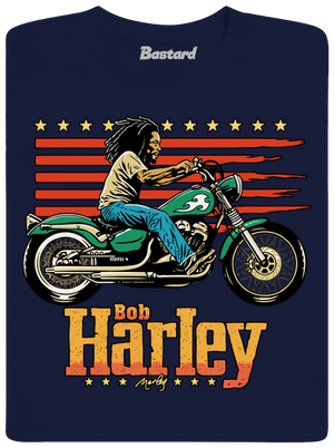 Bob Harley pánské tričko Navy