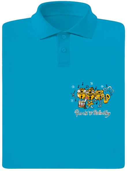 Rock 'n' rollničky pánská polokošile Blue Atol