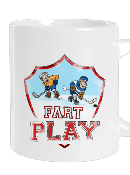 Fart Play velký hrnek White