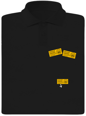 Exekuce pánská polokošile Black
