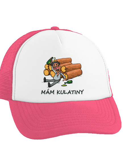 Mám kulatiny kšiltovka truckerka Fluorescent Pink cap
