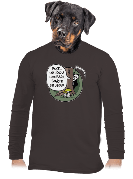 Muchomůrky zelené pánské dlouhý rukáv Bear Brown