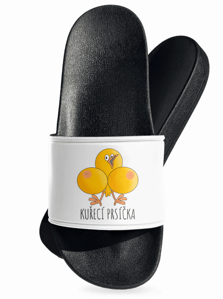 Kuřecí prsíčka pantofle White