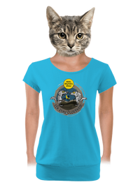 dámské tričko s lemem