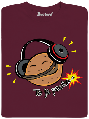 Pecka dětské tričko Burgundy