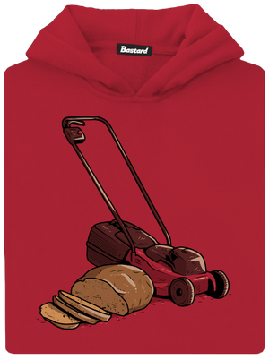 Sekačka s chlebem dětská mikina klokanka Fire Red