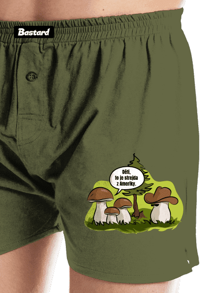 Strejda z Ameriky pánské trenky Khaki