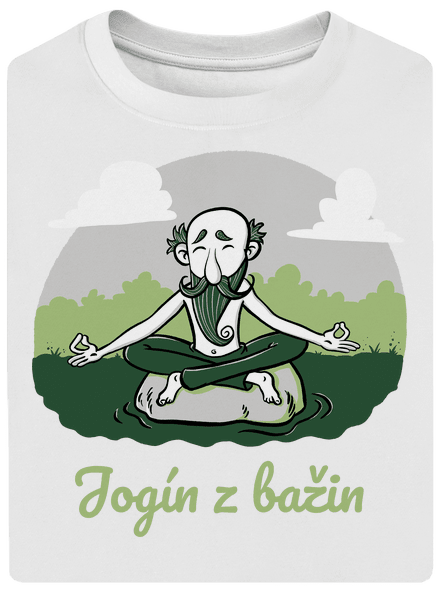 Jogín z bažin unisex tričko oversized White