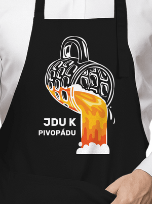 Pivopád zástěra Black