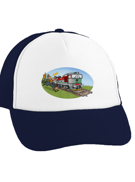 Šotouš na lovu kšiltovka truckerka French Navy cap