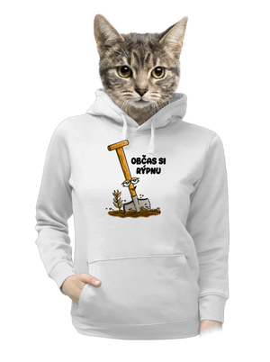 Občas si rýpnu dámská mikina klokanka White