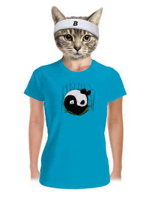 Dvě spící pandy dámské sportovní tričko Blue Atol