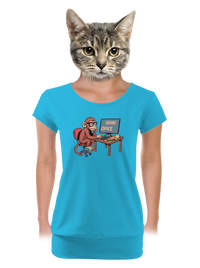 dámské tričko s lemem