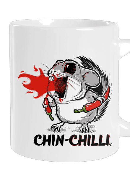 Chinchilli velký hrnek White