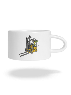 Ještěrka  hrnek makronka White