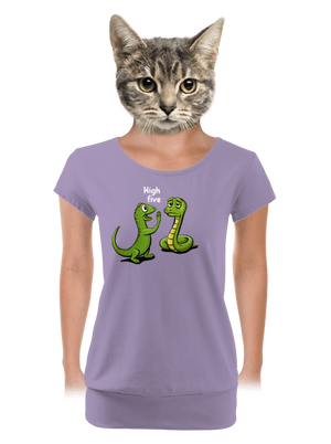 High Five dámské tričko s lemem Lavender