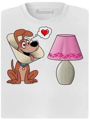 Zamilovaný pes dámské sportovní tričko White