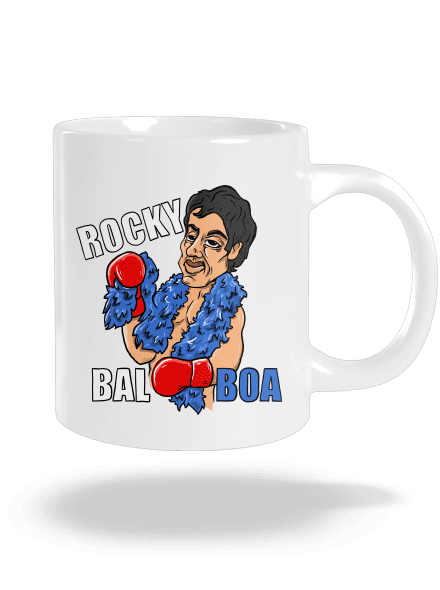 Rocky Bal boa velký hrnek White