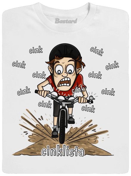 Cinklista dětské tričko White