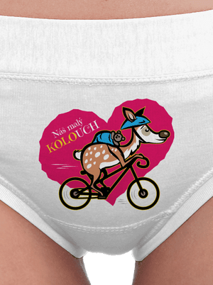 Kolouch na kole dámské kalhotky White