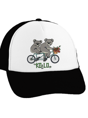 Koalo kšiltovka truckerka Black cap