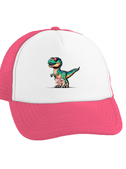 E-Rexe kšiltovka truckerka Fluorescent Pink cap