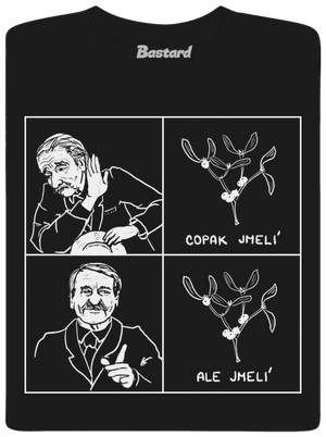 Cimrman: Copak jmelí pánské tričko Black