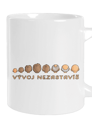 Vývoj nezastavíš velký hrnek White