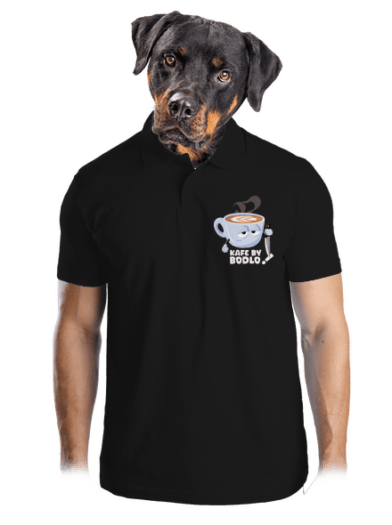 Kafe by bodlo pánská polokošile Black