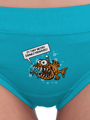 Mořský ďas dámské kalhotky Turquoise