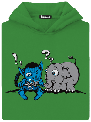 Error 501 dětská mikina klokanka Kelly Green AWD