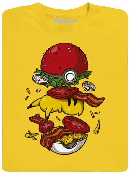 Pokémon burger dětské tričko Gold